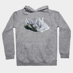 Quartz Geometric Crystal Hoodie